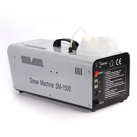 Lumière laser d'animation RVB couleur DMX 10W pour mariage + machine à neige télécommandée 1500W