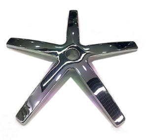 Cama de masaje resistente Vintage para salón de peluquería, estilista hidráulico, pierna, oficina, silla de peluquero, Base cromada de estrella de hierro - Product Image 2