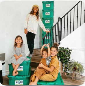 56L <span class=keywords><strong>OEM</strong></span> cho thuê di chuyển hộp nhựa với nắp nhựa bin Tote Crate - Product Image 6