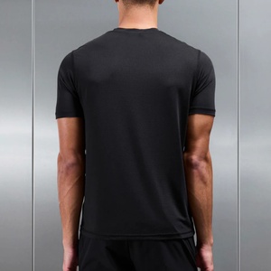 T-shirt pour homme, entraînement, sport de plein air, surdimensionné, doux, salle de sport, logo et tissu personnalisés, évacuation de l'humidité - Product Image 2