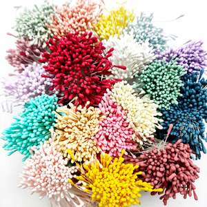 Paquete de 350 Piezas de Pistilos de Flores Hechos a Mano de 2 mm, Color Mate, Estambres Artificiales para Manualidades, Ramos de Flores con Limpiapipas - Product Image 3
