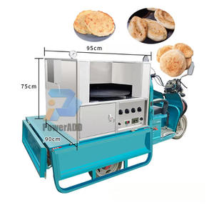 Oven Tandoor Mini komersial dengan alat penyala otomatis desain Putar baru untuk pembuatan Roti Roti Roti Arab untuk air tepung jagung gandum - Product Image 2