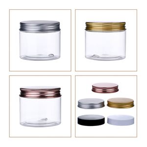 Empty Transparent Eco-friendly Recyclable <b>PET</b> Candy for Food Storage Pots 80ml 100ml 120ml 150ml 250ml Cosmetic Plastic Jars - Product Image 2
