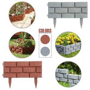 屋外インターロッキング草レンガ花壇植物プラスチック芝生フェンスガーデンボーダーエッジング - Product Image 5