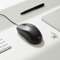 Fabricant chinois d'accessoires informatiques bon marché, souris optique USB noire durable