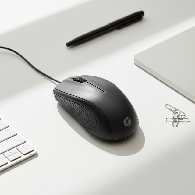 China Manufacturer Cheap Computer Peripheral Accessories Black Durable Usb Optical Mouse