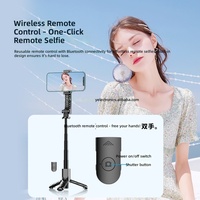 Mini Treppiede Wireless Personalizzato per Selfie con Rotazione a 360°, Supporto Pieghevole Portatile per Smartphone, Ideale per Viaggi e Streaming Live