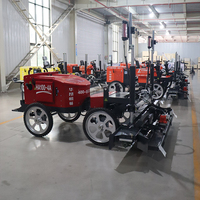 Nouvelle machine de nivellement automatique au laser pour béton HWAON avec moteur 690 24HP, 4 roues, haute efficacité pour le pavage des sols
