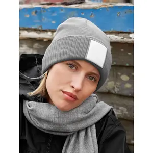 <b>Appliqu</b> <b>Patch</b> Beanie sustainable merchandising - Product Image 1