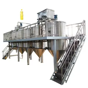 20 Ton Groundnut Oil Refinery Machine Vegetable Oil Deodorizing Machine Sunflower Oil Refinery Machine With Deodorized