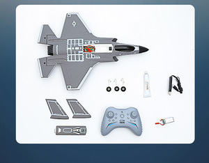 Avión de Combate <span class=keywords><strong>RC</strong></span> FX935 <span class=keywords><strong>F35</strong></span> de Simulación, Avión <span class=keywords><strong>RC</strong></span> de Espuma con Giroscopio 6G/3D, Juguete de Modelo de Aeronave para Niños - Product Image 6