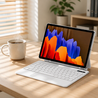 Penjualan Langsung Stok Tersedia untuk Samsung Galaxy Tab S10+/S9+/S8+12.4" dengan Keyboard Ajaib Touchpad Terintegrasi