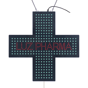 19*19 "alto brillo electrónico <span class=keywords><strong>LUZ</strong></span> PHARMA verde interior LED farmacia Cruz signos interior acrílico Led Cruz pantalla para farmacia - Product Image 2