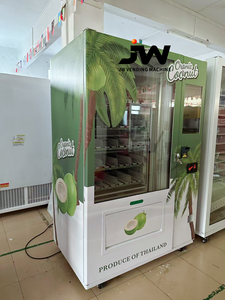 ตู้จำหน่ายมะพร้าวอัตโนมัติแบบกลไก ดีไซน์ใหม่ปี 2025 หน้าจอสัมผัสอัจฉริยะขนาด 22 นิ้ว พร้อมหน้าต่างมองเห็นผลิตภัณฑ์ - Product Image 4