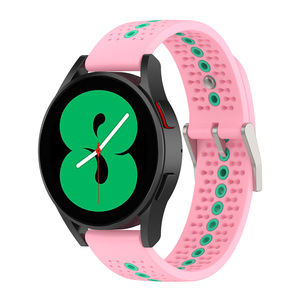 Tschick สายนาฬิกา20มม. สำหรับ <span class=keywords><strong>Samsung</strong></span> <span class=keywords><strong>Galaxy</strong></span> <span class=keywords><strong>Watch</strong></span>,สร้อยข้อมือแนวสปอร์ตซิลิโคนขนาด46มม. 42มม. <span class=keywords><strong>4</strong></span>สายขนาด44มม. 40มม. - Product Image 6