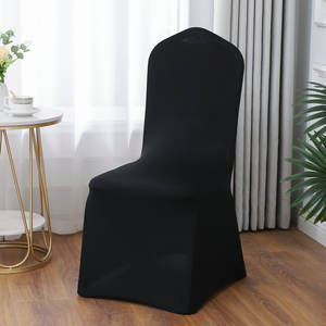โรงงานผลิตปลอกหุ้มเก้าอี้โพลีเอสเตอร์แบบหนา ยืดหยุ่น ครอบคลุมทั้งตัว เหมาะสำหรับโรงแรม งานเลี้ยง หลายแบบ หลายสี ขายส่งสำหรับงานแต่งงาน - Product Image 6