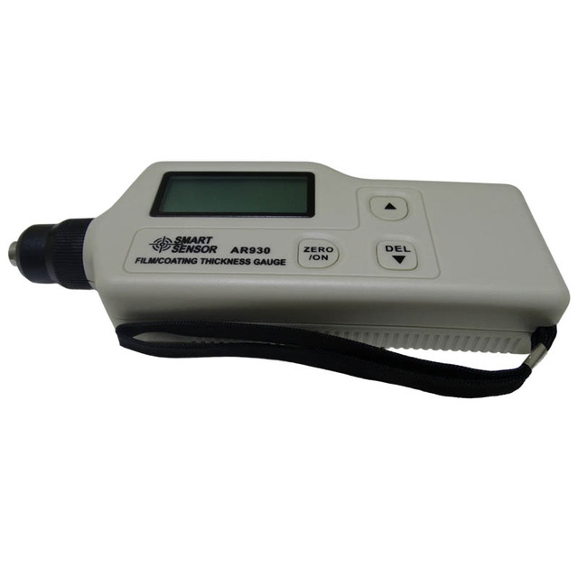 Smart Sensor AR930 Digital Coating Thickness Gauge 0~1800μm Magnetic Induction Film Paint Tester