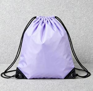 Custom 210D Polyester Waterproof Large Capacity <b>Drawstring</b> Sports <b>Backpack</b>-Eco-friendly Reusable Foldable Promotional - Product Image 3