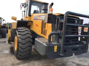 Cargador de ruedas diésel Komatsu WA470 usado original a la venta, componentes de bomba y motor central de motor Weichai - Product Image 2