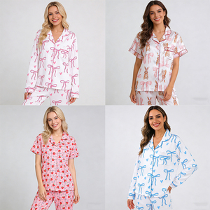 <span class=keywords><strong>Pigiama</strong></span> da Donna Personalizzato con Logo, in Cotone Modal e Bambù, Morbido Set Due Pezzi, Abbigliamento da Casa per Donna, Set <span class=keywords><strong>Pigiama</strong></span> <span class=keywords><strong>Familiare</strong></span> - Product Image 5