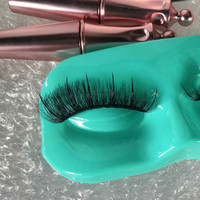 Vendeur Marque privée Cils à bande complète Fibre végétale Faux cils biodégradables recyclés végétaliens Cils vaporeux en pointe