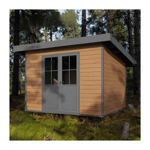 Casette da Giardino EASYGREEN Serie D in WPC, Prefabbricate Moderne in Acciaio con Pannelli Sandwich, Capannoni Attrezzi in Legno, Officina, Esterno Villa - Product Image 2