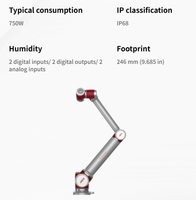Carga útil 16KG JAKA 6 ejes Mini brazo robótico de escritorio automático Robot de colaboración Máquina de soldadura láser de fibra de mano Clasificación IP44