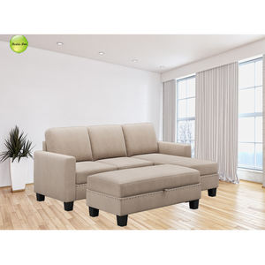 <span class=keywords><strong>Canapé</strong></span> d'angle moderne en forme de L avec méridienne, design KD, pour salon d'hôtel, G1066 - Product Image 4