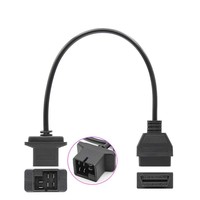Lecteur de code OBD2 pour moto, câble adaptateur de diagnostic 12V 3 broches vers 16 broches pour Yamaha YZF MT YS