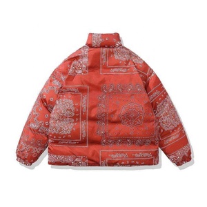 Áo khoác lông có thể đảo ngược Áo khoác mùa đông ấm áp với chất lượng cao Paisley mẫu áo khoác ngoài cách nhiệt cho nam giới - Product Image 2