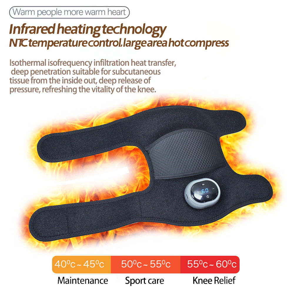 ORANGLES Cordless Knee Massager with Electric Heating & 3 Levels | Rechargeable Heated Knee Brace for Pain Relief, Vibration Massage for Arthritis & Joint Recovery – Portable Wrap for Sports Injury (Qatar) - full product showcase - displaying specifications - Image 5 of 6 | adapts to any space | Cordless Knee Massager with Electric Heating & 3 Levels | Rechargeable Heated Knee Brace for Pain Relief, Vibration Massage for Arthritis & Joint Recovery – Portable Wrap for Sports Injury (Qatar) deal New Jersey | Free Shipping ORANGLES