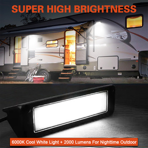 Chaud populaire 9 pouces RV lumière <span class=keywords><strong>12v</strong></span> Led Rv intérieur caravane plafonniers Rv lumière intérieure pour RV Van <span class=keywords><strong>Camping</strong></span> camion voiture - Product Image 2