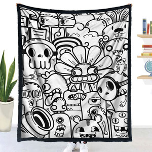 Mantas Sublimadas con Logotipo Personalizado al por Mayor, Manta de Franela Suave y Cálida <span class=keywords><strong>Karol</strong></span> <span class=keywords><strong>G</strong></span> - Product Image 6