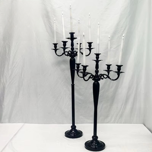 <span class=keywords><strong>Candelabro</strong></span> Alto de Hierro Dorado de 5 Brazos Hecho a Mano para Navidad y Bodas, <span class=keywords><strong>Candelabro</strong></span> y Portavelas para Centros de Mesa - Product Image 6