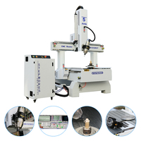 Fournisseur direct d'usine, routeur CNC pour sculpture sur bois, machines de fraisage CNC 5 axes 1212 pour la gravure de statues 3D sur bois