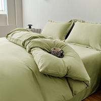 Parures de lit de style européen et américain, solides, personnalisées, 4 pièces, 6 pièces, taille Queen, King