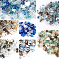 Verre brisé réfléchissant de haute qualité, couleurs mélangées, écologique, pour foyer, décoration paysagère, jardin, cuisson extérieure