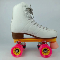 Nouveau modèle, vente chaude, patins à roulettes classiques, mode professionnelle, cuir véritable, extérieur, intérieur, location, patins à roulettes quad