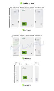 Batería Solar LiFePO4 LVFU EU/MY/PK/ID/PH en Stock, 51.2V 200Ah 100Ah para Sistema Solar de 10KW 5KW Fuera de la Red, Montado en Pared - Product Image 3