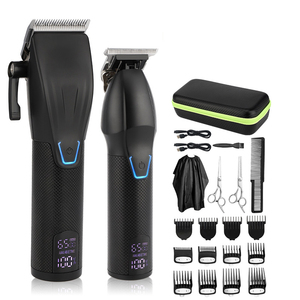 Cortadora de Pelo eléctrica inalámbrica recargable por USB, cortapelos profesional de peluquero - Product Image 1