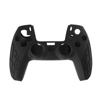 Coque en silicone de couleur unie pour manette PS5, housse de protection en gel souple pour PS5, coque en caoutchouc de silicone pour PS5
