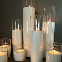 Bougies de mariage fantaisie bricolage vente en gros boîte-cadeau en cire de palme cire de bougie perlée de plusieurs couleurs