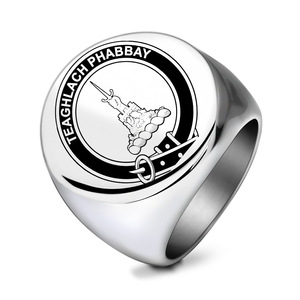 Bague épée ronde dorée 22MM en acier inoxydable 304, bijoux de mode pour femmes, cadeau - Product Image 5