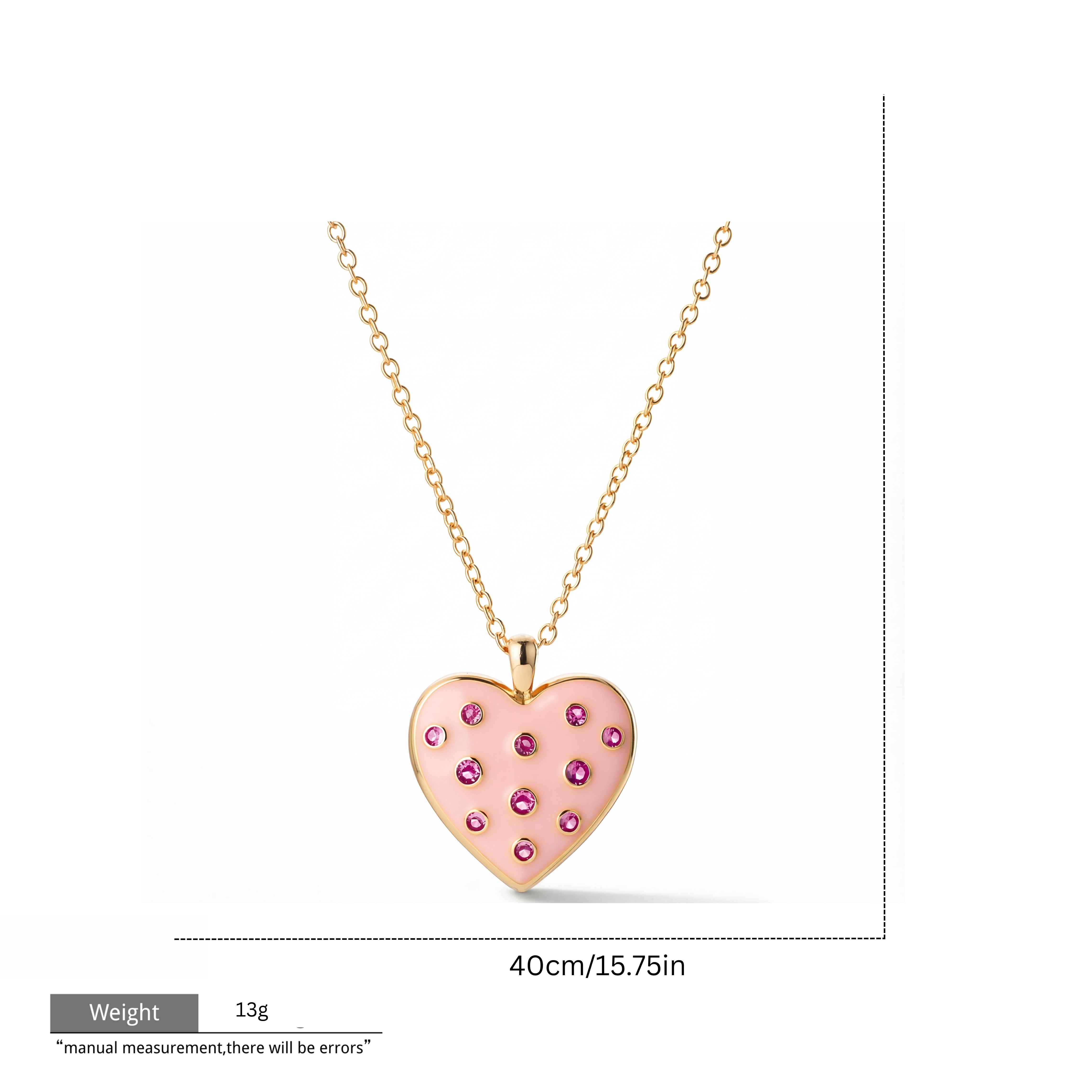 Ciondolo rotondo rosa in lega di zinco GRJ3010N