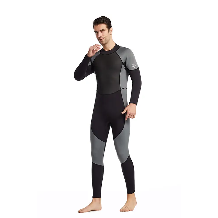 Su misura 3 millimetri 5 millimetri 7 millimetri uomo neoprene tessuto manica lunga completa diving suit muta muta