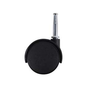 Roue jumelle 2 pouces, tige noire - Product Image 4