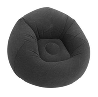 Fauteuil gonflable paresseux en PVC floqué personnalisable, chaise longue d'extérieur, pouf gonflable au design moderne