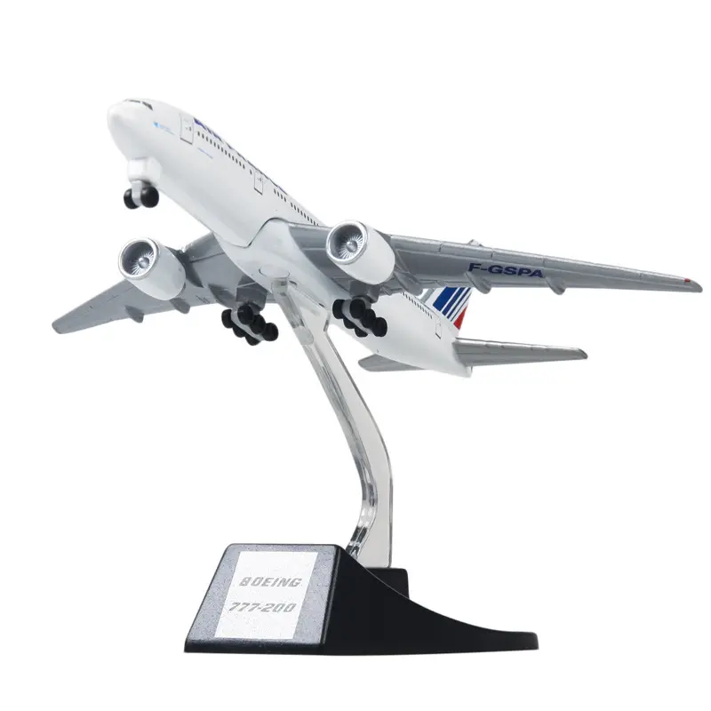 Customized 13CM France Airlines Boeing 777 Airplane Model Ireland 330 Resin Dummy Plan Decoration