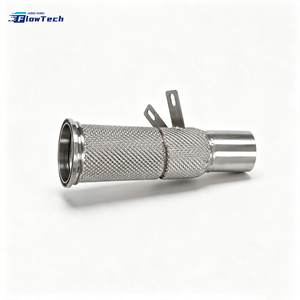 Tuyau d'échappement turbo haute performance pour BMW i8 1.5T Turbo Hybride en acier inoxydable 304, montage direct avec bouclier thermique - Product Image 4