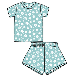 FANCY MONKEY, Nueva Colección en Oferta, Conjuntos de Ropa Casual para Niñas, de Bambú/Algodón Orgánico, Manga Corta, Estampado Múltiple, Corte Holgado - Product Image 4